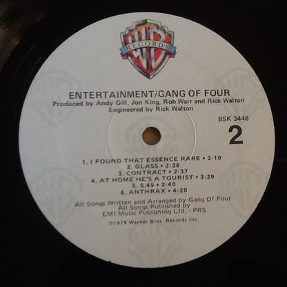 Gang Of Four : Entertainment! (LP, Album, RE, Spe)