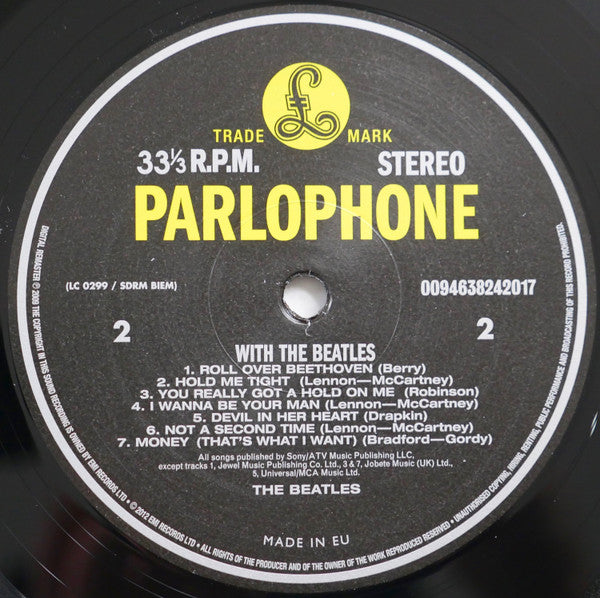 The Beatles : With The Beatles (LP, Album, RE, RM, 180)