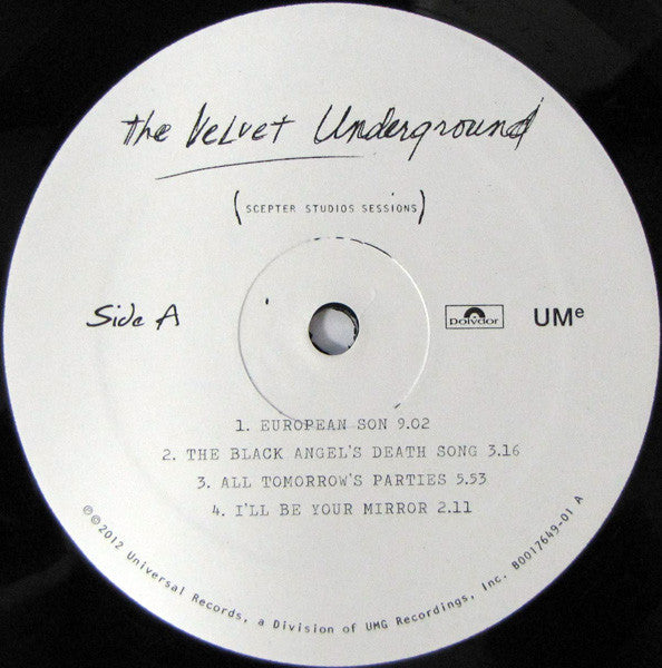 The Velvet Underground : Scepter Studios Sessions (LP, Album, RSD, Ltd, Num, RE)