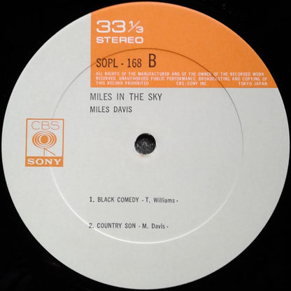 Miles Davis : Miles In The Sky (LP, Album, RE)