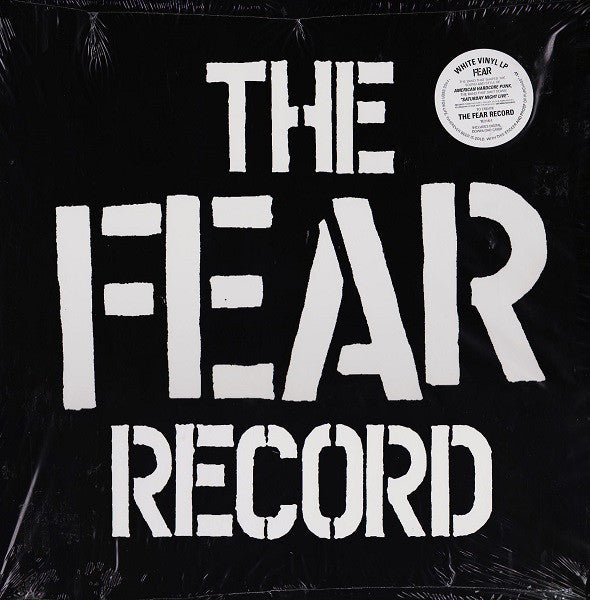 Fear (3) : The Fear Record (LP, Album, Ltd, Whi)