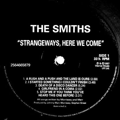 The Smiths : Strangeways, Here We Come (LP, Album, RE, RM, 180)