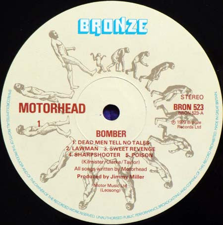 Motörhead : Bomber (LP, Album, EMI)