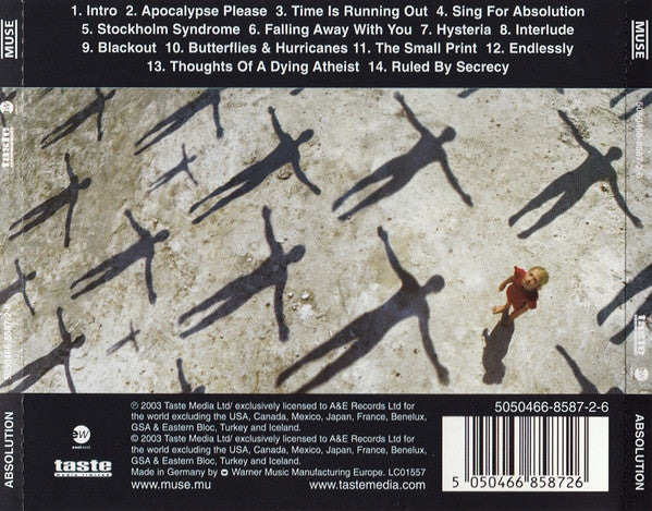 Muse : Absolution (CD, Album, M/Print)