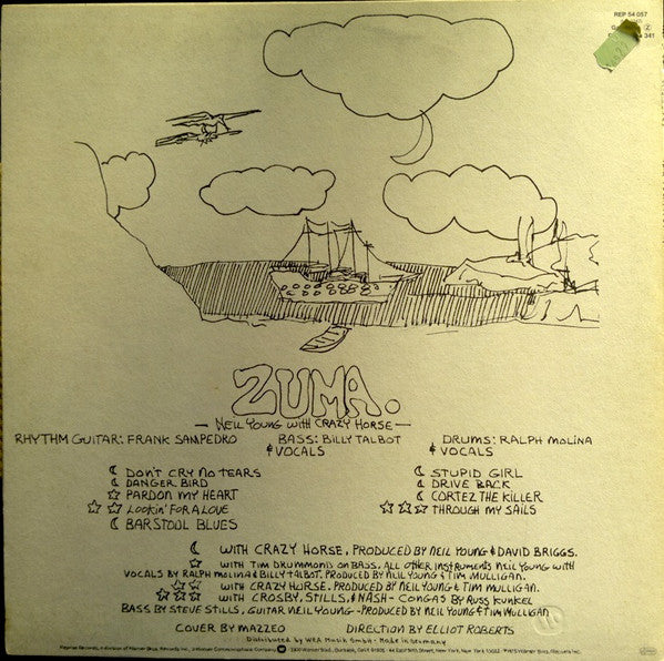 Neil Young & Crazy Horse : Zuma (LP, Album, RE)