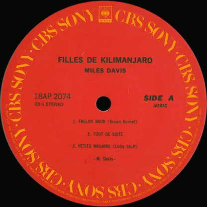 Miles Davis : Filles De Kilimanjaro (LP, Album, RE)