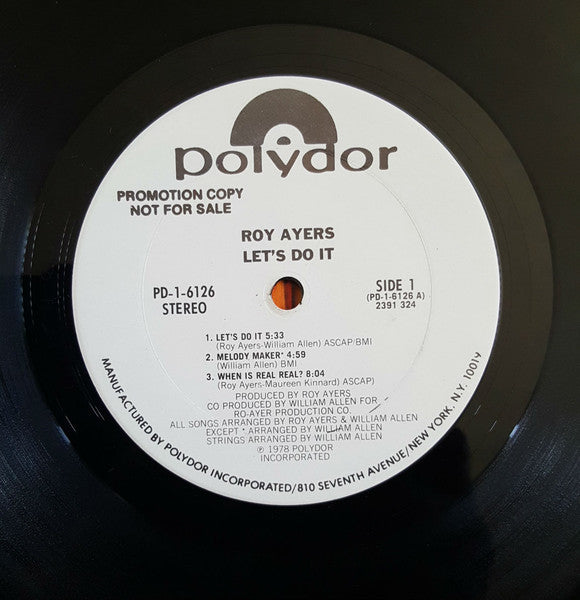 Roy Ayers : Let's Do It (LP, Album, Promo)