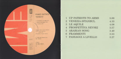 Battiato* : Patriots (CD, Album, RE, RM)