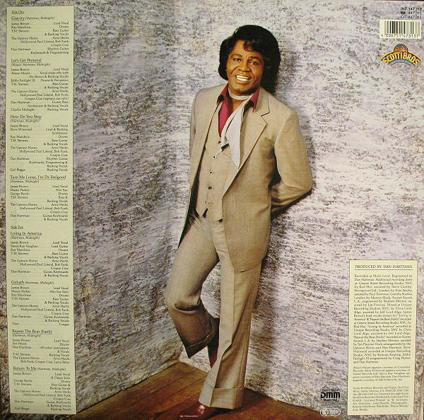 James Brown : Gravity (LP, Album, Whi)