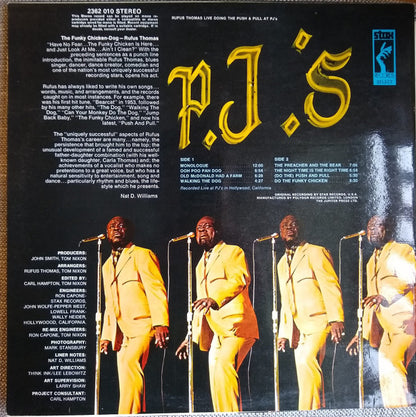 Rufus Thomas : Rufus Thomas Live Doing The Push & Pull At P.J.'s (LP, Album)