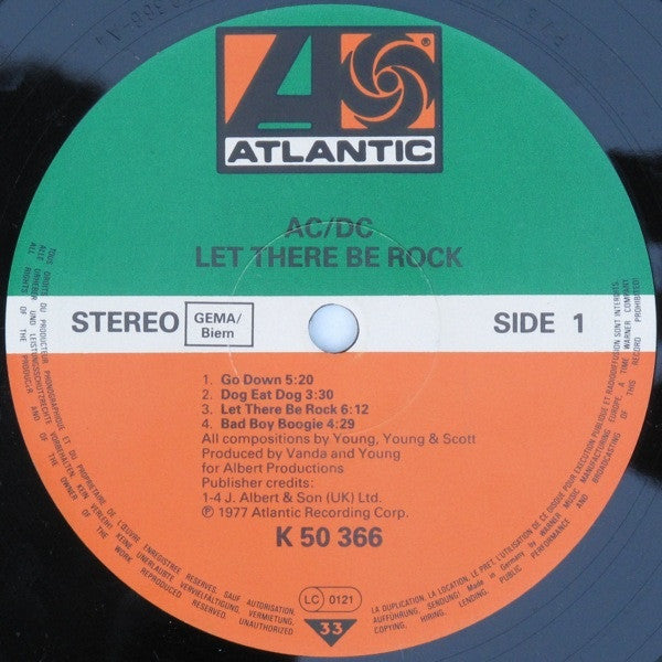 AC/DC : Let There Be Rock (LP, Album, RE)