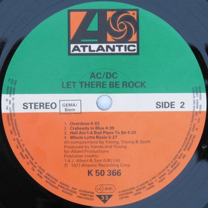 AC/DC : Let There Be Rock (LP, Album, RE)