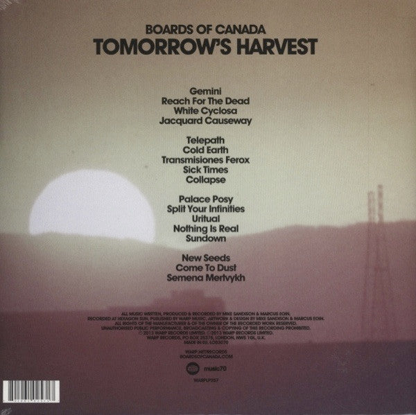 Boards Of Canada : Tomorrow's Harvest (2xLP, Album)