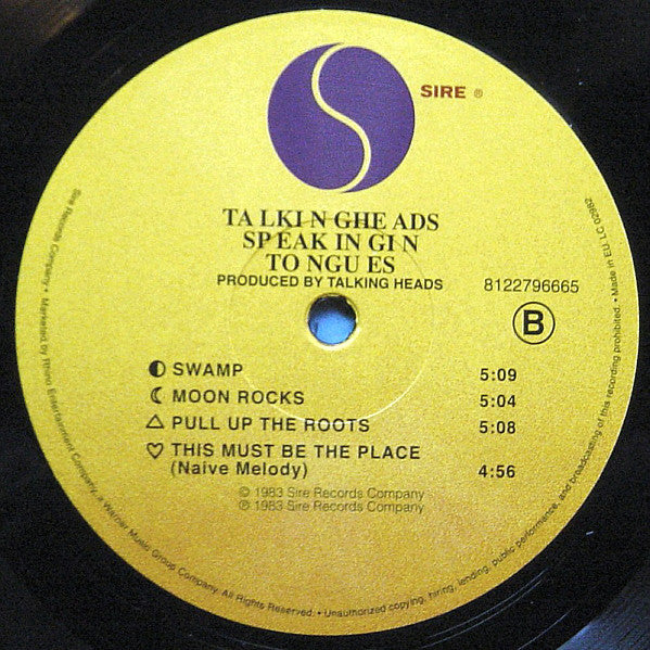 Talking Heads : Speaking In Tongues (LP, Album, RE, 180)