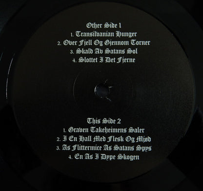 Darkthrone : Transilvanian Hunger (LP, Album, RE, RM)