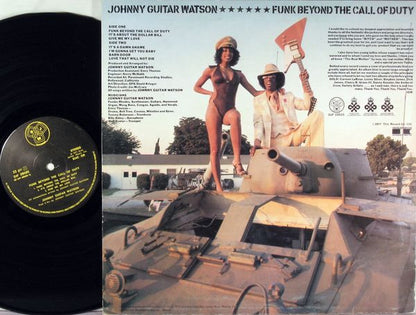 Johnny Guitar Watson : Funk Beyond The Call Of Duty (LP, Album)