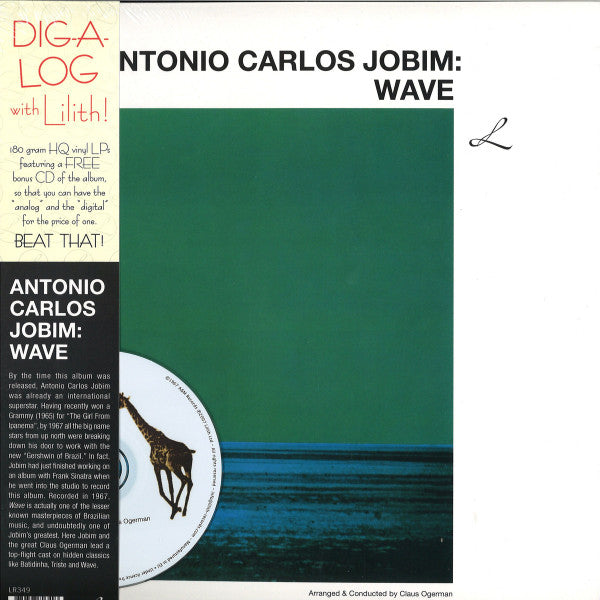 Antonio Carlos Jobim : Wave (LP + CD + Album, RE)