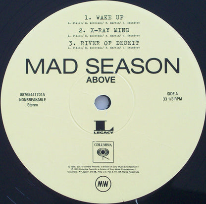 Mad Season : Above (2xLP, Album, RE, RM)
