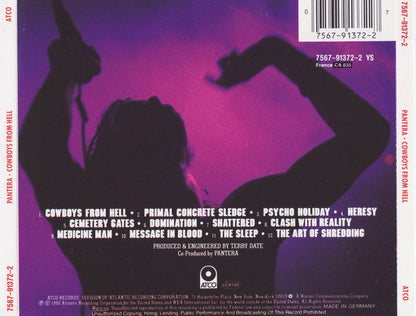 Pantera : Cowboys From Hell (CD, Album, RP)