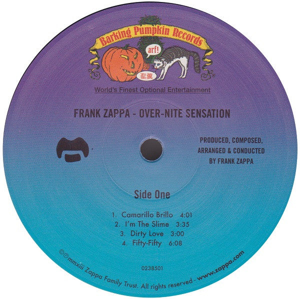 Frank Zappa : Over-Nite Sensation (LP, Album, RE, RM)