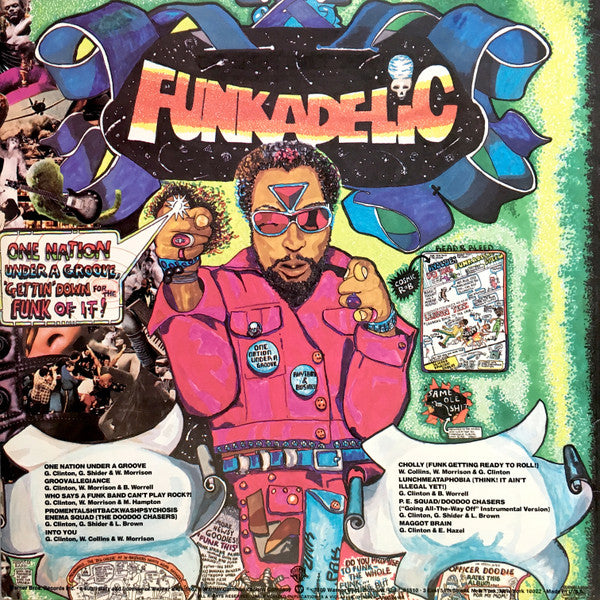 Funkadelic : One Nation Under A Groove (LP, Album, Jac + 7", EP, Styrene, PRC)