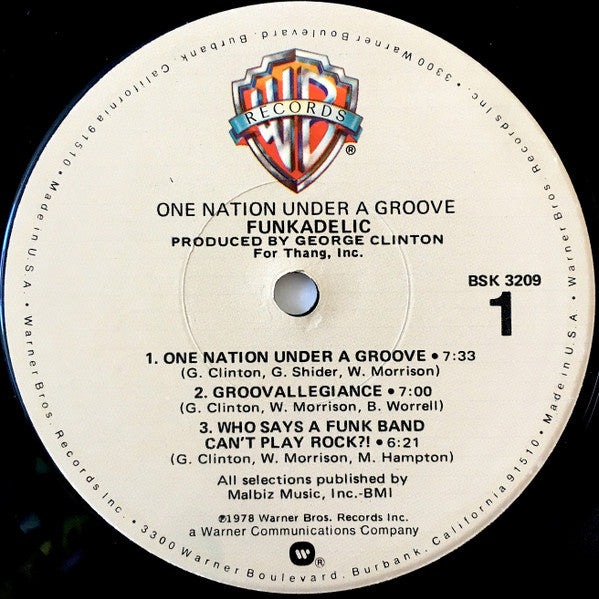 Funkadelic : One Nation Under A Groove (LP, Album, Jac + 7", EP, Styrene, PRC)