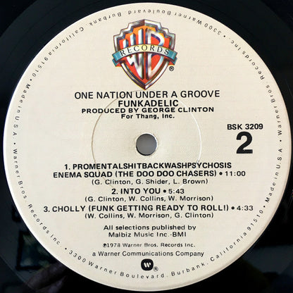 Funkadelic : One Nation Under A Groove (LP, Album, Jac + 7", EP, Styrene, PRC)