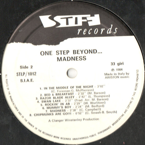 Madness : One Step Beyond... (LP, Album, RE)