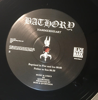 Bathory : Hammerheart (2xLP, Album, RE, RM)