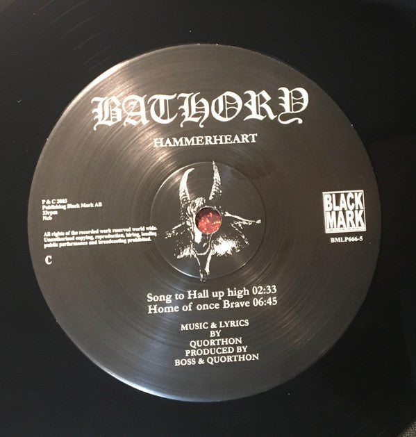Bathory : Hammerheart (2xLP, Album, RE, RM)