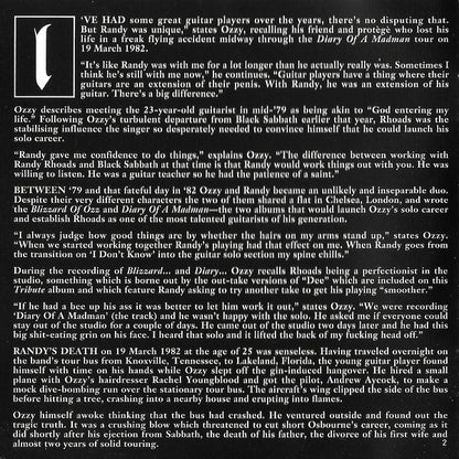 Ozzy Osbourne : Randy Rhoads Tribute (CD, Album, RE, RM)