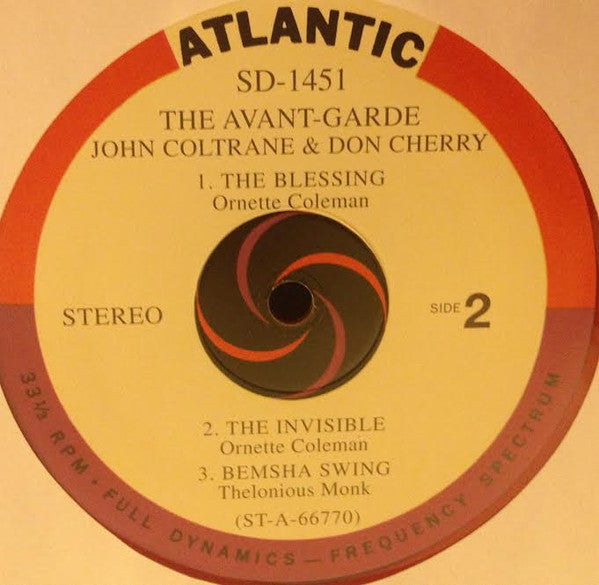 John Coltrane And Don Cherry : The Avant-Garde (LP, Album, Ltd, RE, 180)