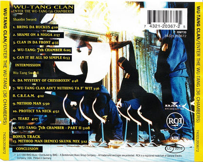 Wu-Tang Clan : Enter The Wu-Tang (36 Chambers) (CD, Album, RE)