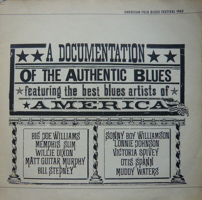 Various : American Folk Blues Festival 1963 (LP, Album, Mono)