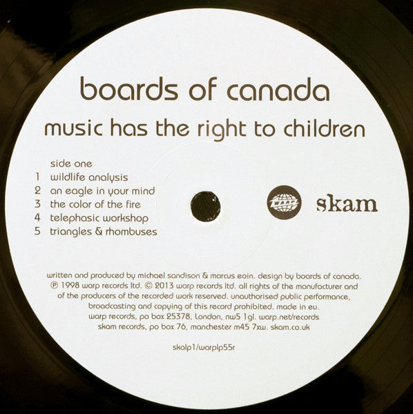 Boards Of Canada : Music Has The Right To Children (2xLP, Album, RE, RP)