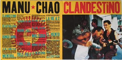 Manu Chao : Clandestino (2xLP, Album, RE + CD, Album, RE + Gat)