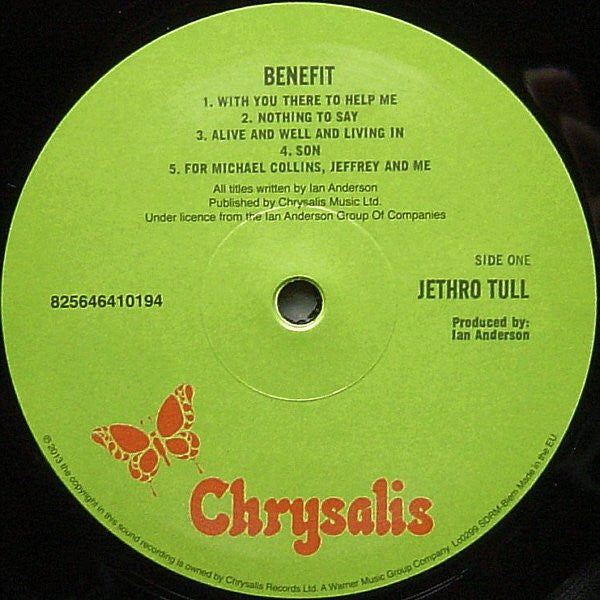 Jethro Tull : Benefit (LP, Album, RE, RM, 180)