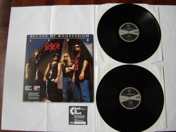 Slayer : Decade Of Aggression Live (2xLP, Album, RE, RM, 180)