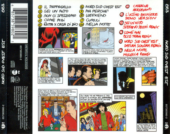 883 : Nord Sud Ovest Est (Edizione Straordinaria) (CD, Album, RE, RM, S/Edition)