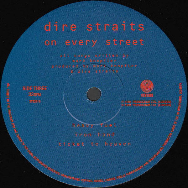 Dire Straits : On Every Street (2xLP, Album, RE, RM, 180)