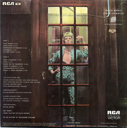 David Bowie : The Rise And Fall Of Ziggy Stardust And The Spiders From Mars (LP, Album, RE)