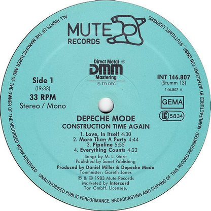 Depeche Mode : Construction Time Again (LP, Album)