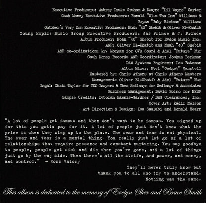 Drake : Nothing Was The Same (CD, Album)