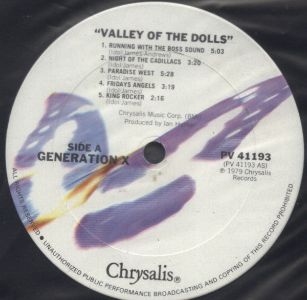 Generation X (4) : Valley Of The Dolls (LP, Album, RE)