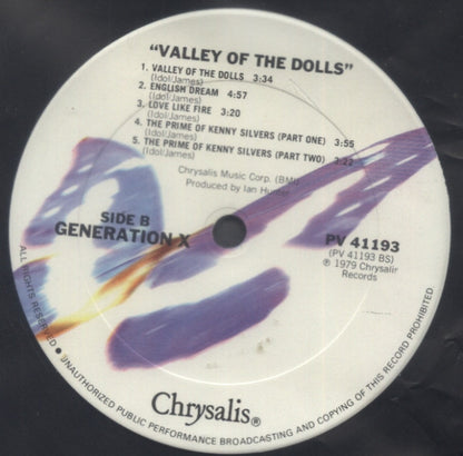 Generation X (4) : Valley Of The Dolls (LP, Album, RE)