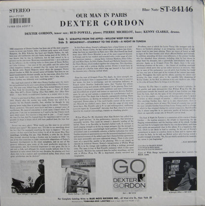 Dexter Gordon : Our Man In Paris (LP, Album, RE)