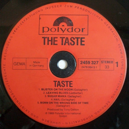 Taste (2) : Taste (LP, Album, RE, RP)