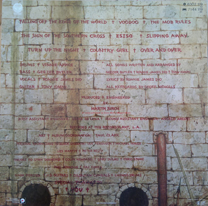 Black Sabbath : Mob Rules (LP, Album)