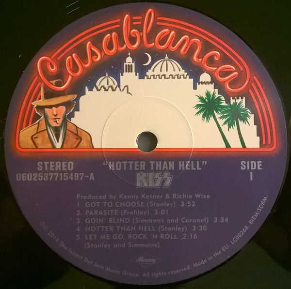 Kiss : Hotter Than Hell (LP, Album, RE, 180)