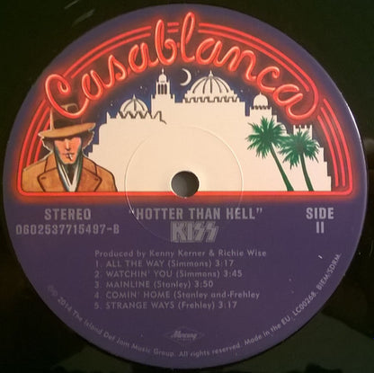 Kiss : Hotter Than Hell (LP, Album, RE, 180)